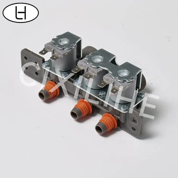 Válvula solenoide para lavadora de 3 vías