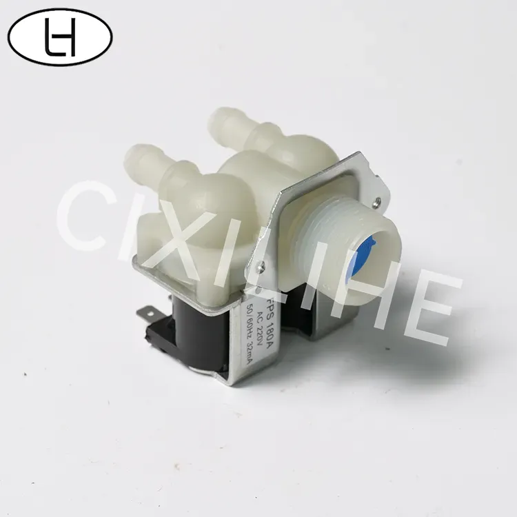 Válvula solenoide de agua de doble entrada doble